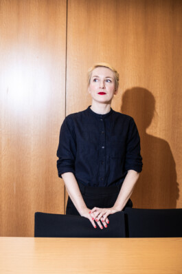 Ines Schwerdtner, Parteivorsitzende die Linke, Bundestag, Berlin, 2025 